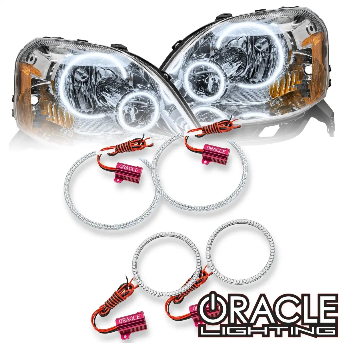 Oracle Lighting 2005-2007 Ford 500 Headlight Halo Kit 1