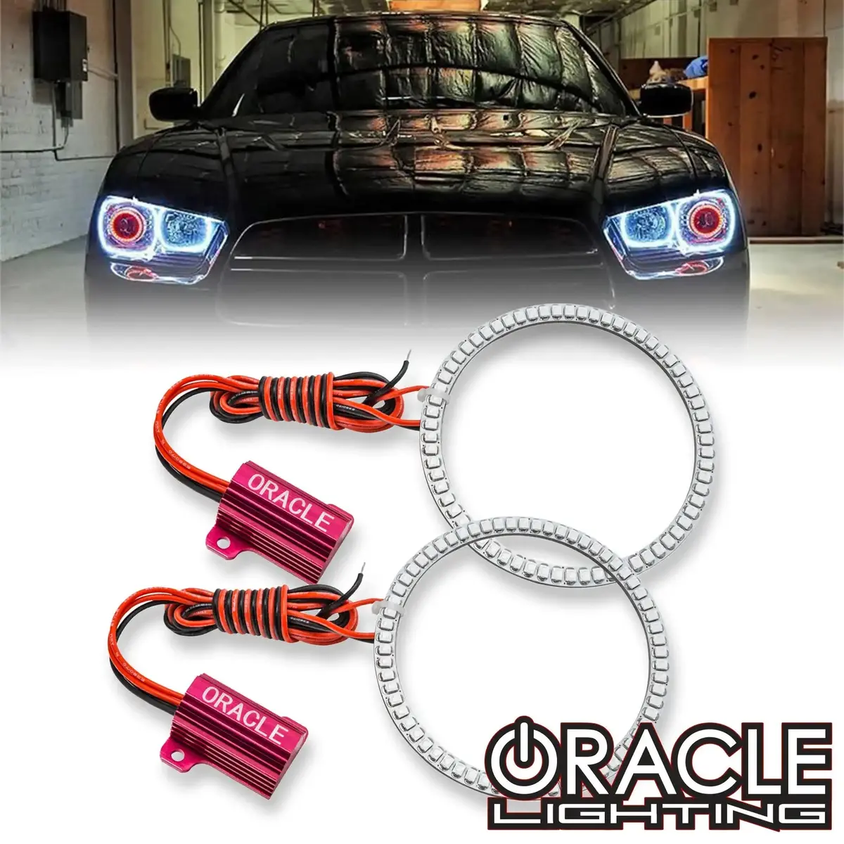 2011-2014 Dodge Charger Oracle Projector Halo Kit 1
