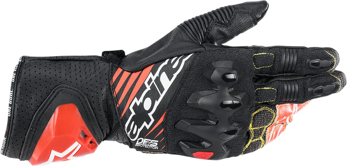 Alpinestars Gp Tech V2 Gloves - Black/White/Red - 3Xl 3556622-1231-3X 1