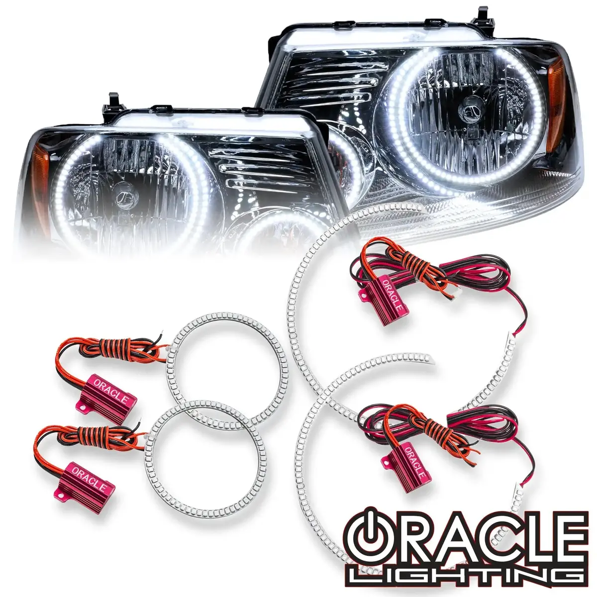 Oracle Lighting 2004-2008 Ford F-150 Led Headlight Halo Kit 1