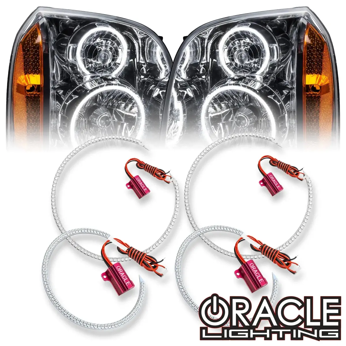 Oracle Lighting 2007-2014 Gmc Yukon Led Headlight Halo Kit 1