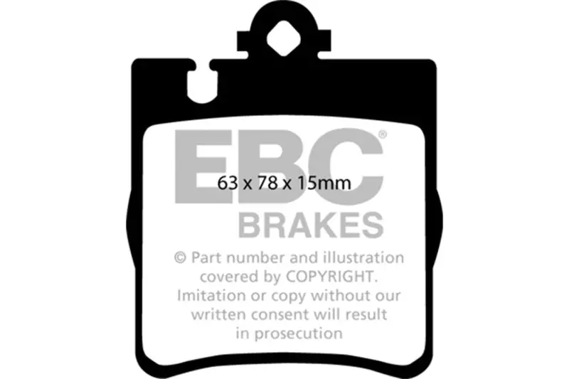 Ebc 03 Mercedes-Benz C230 (W203) 2.3 Sport Ultimax2 Rear Brake Pads 1