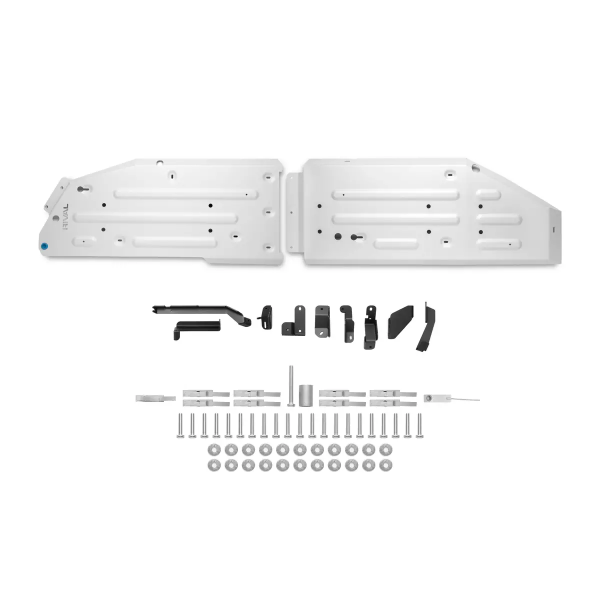 Rival Aluminum Driver Underside Skid Plate 2022-2026 Ford Maverick Hybrid Fwd Awd 1
