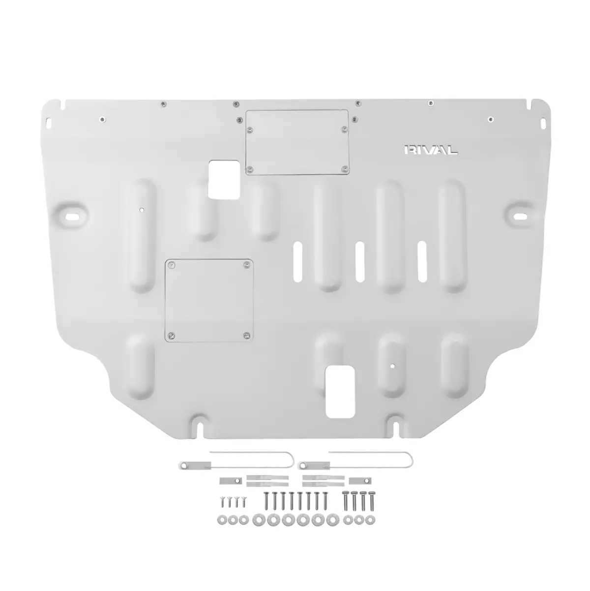 Rival Aluminum Engine Skid Plate 2023-2026 Ford Maverick Tremor 2022-2026 Ford Bronco Sport Incl. Badlands 1