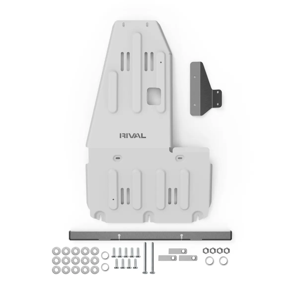 Rival Aluminum Engine Transmission Catalytic Converter Skid Plate 2024-2026 Ineos Grenadier 2024-2026 Ineos Quartermaster 1