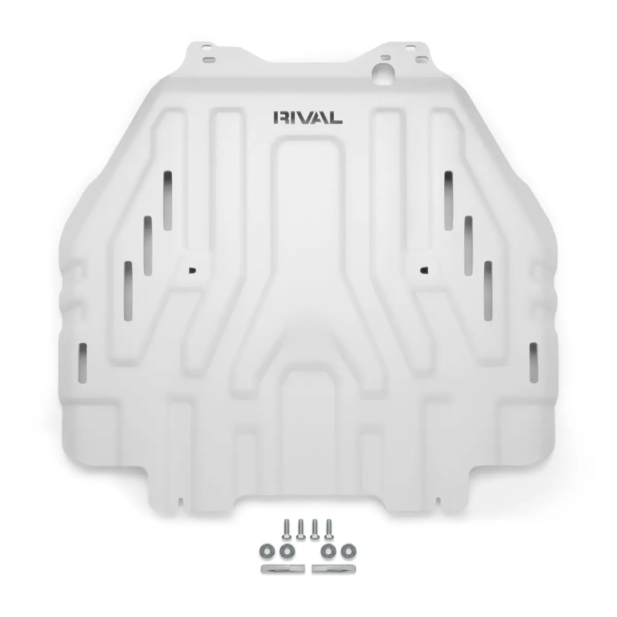 Rival Aluminum Transmission Catalytic Converter Skid Plate 2024-2026 Toyota Tacoma Hybrid 2024-2026 Toyota Land Cruiser 2025-2026 Toyota 4Runner Hybrid 2022-2026 Toyota Tundra Hybrid 2022-2026 Toyota Sequoia 1