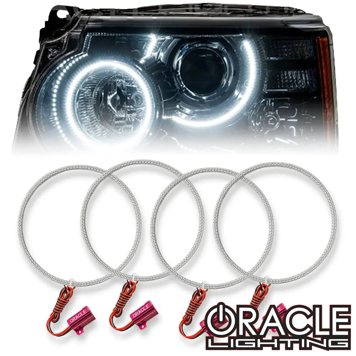 Oracle Lighting 2010-2013 Land Rover/Range Rover Sport Led Headlight Halo Kit 1