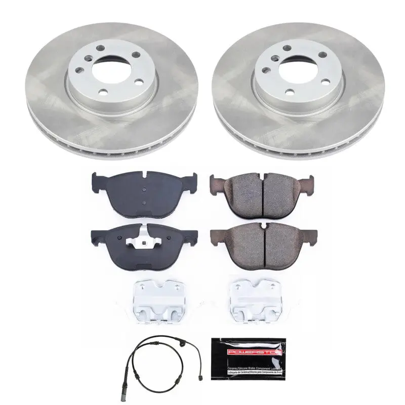 Power Stop 11-19 Bmw X6 Front Semi-Coated Rotor Kit 1