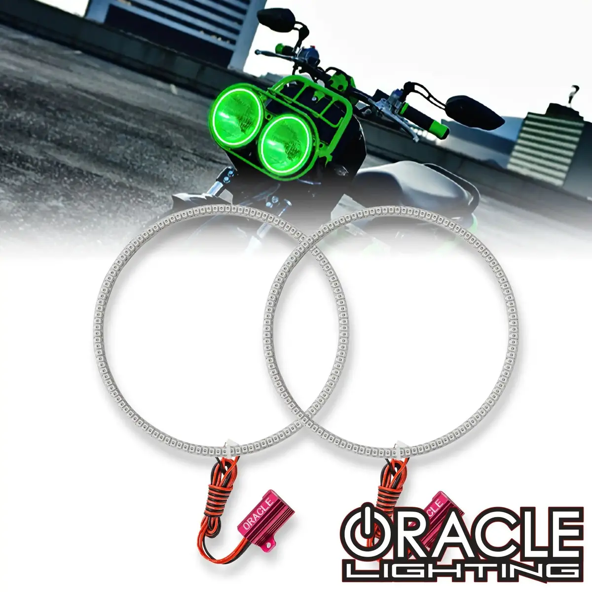 Oracle Lighting 2001-2006 Honda Ruckus Led Headlight Halo Kit 1