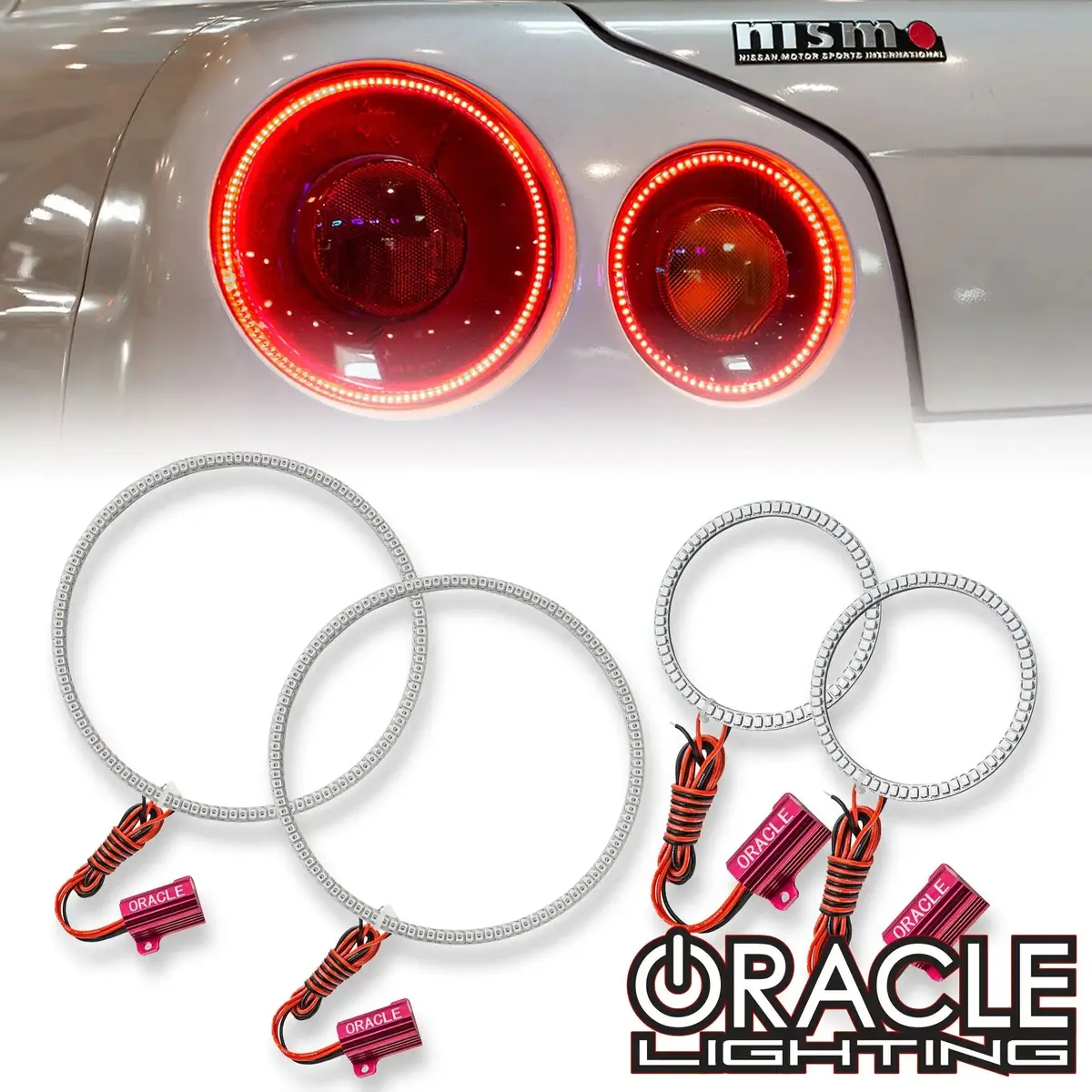 Oracle Lighting Nissan Skyline R34 Led Tail Light Halo Kit 1