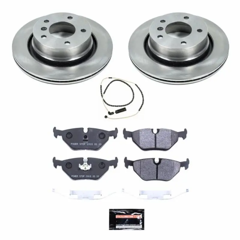 Power Stop 03-08 Bmw Z4 Rear Track Day Spec Brake Kit 1