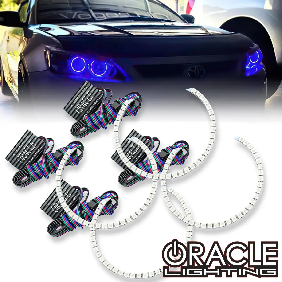 Oracle Lighting 2003-2007 Scion Tc Led Headlight Halo Kit 1