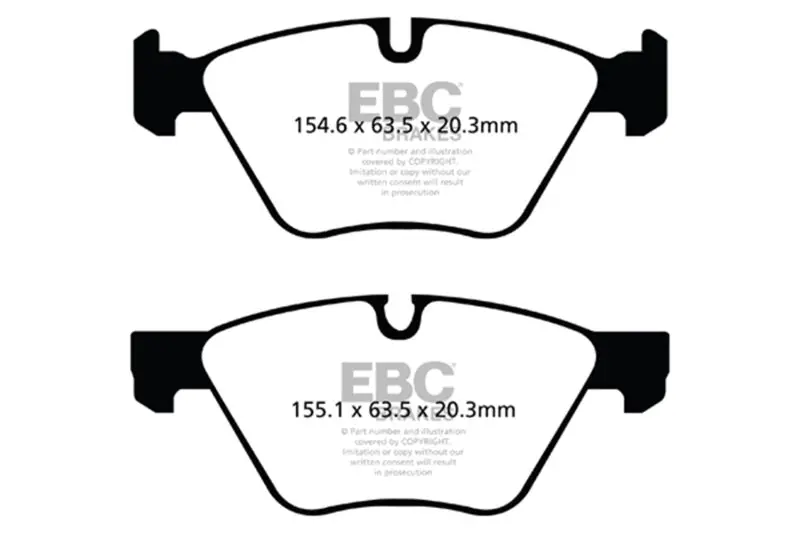 Ebc 09+ Bmw Z4 3.0 (E89) Ultimax2 Front Brake Pads 1