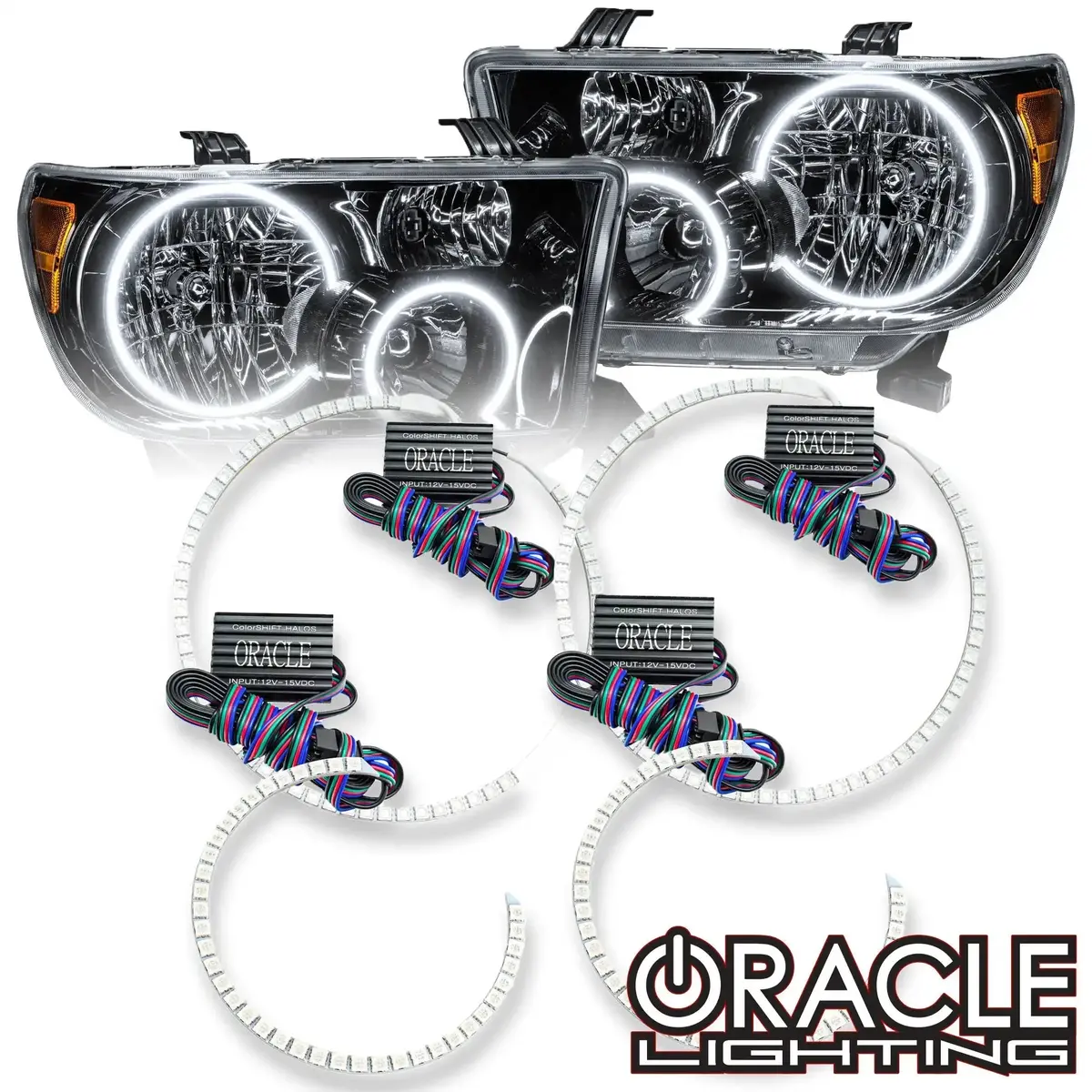 Oracle Lighting 2007-2013 Toyota Tundra Led Headlight Halo Kit 1