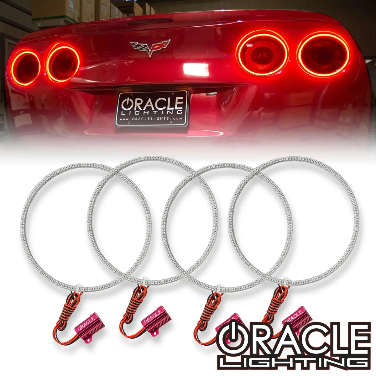 2005-2013 Chevrolet C6 Corvette Oracle Tail Light Halo Kit 1