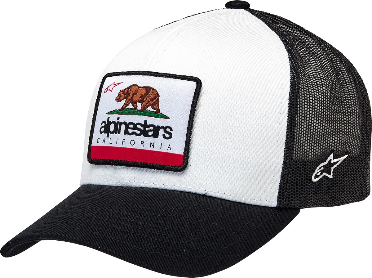 Alpinestars Cali 2.0 Hat - Black/White - One Size 12128105020Os 1