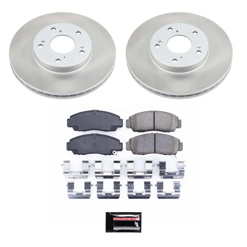Power Stop 03-07 Honda Accord Front Semi-Coated Rotor Kit 1