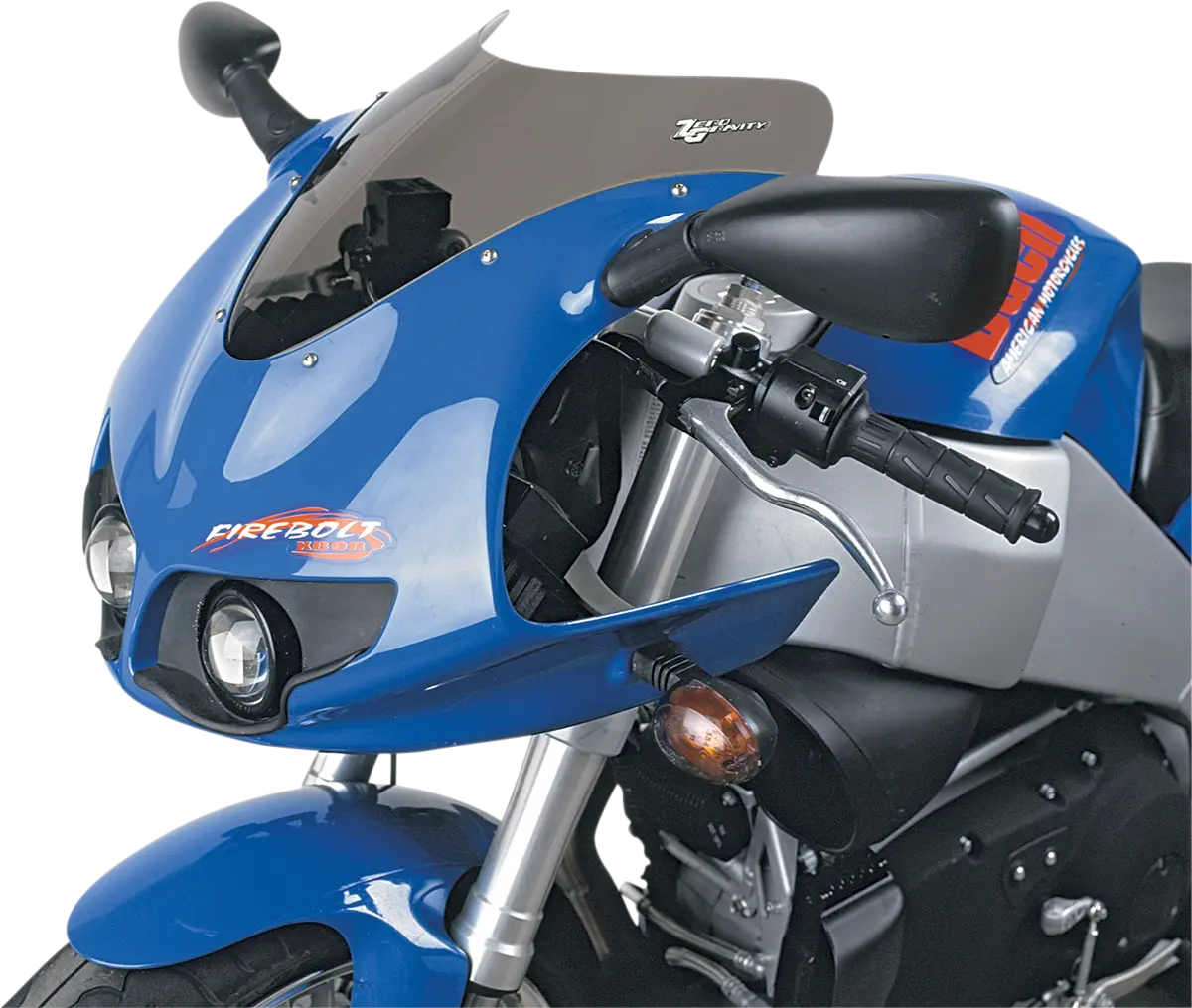 Zero Gravity Dark Smoke Windscreen For Firebolt Motorcycle – Model 20-855-19 1
