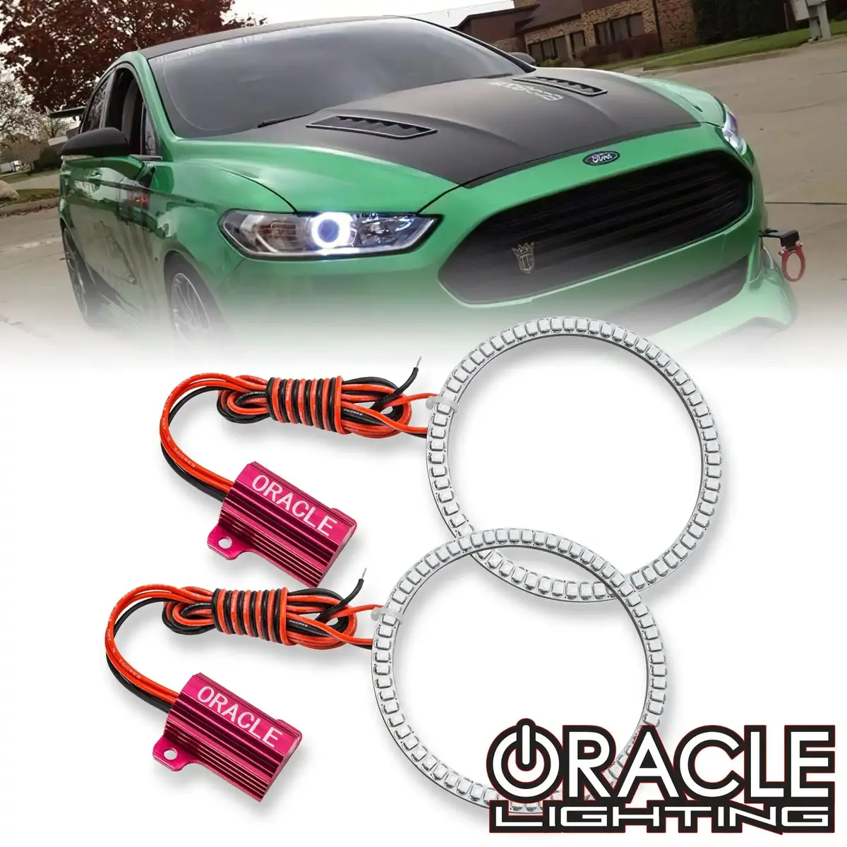 Oracle Lighting 2012-2017 Ford Fusion Led Headlight Halo Kit 1