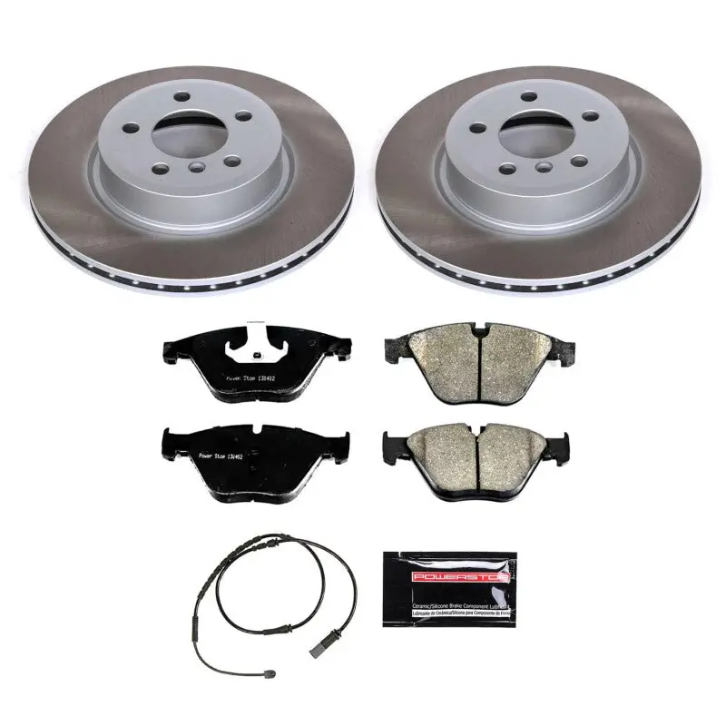 Power Stop 12-16 Bmw 528I Xdrive Front Semi-Coated Rotor Kit 1