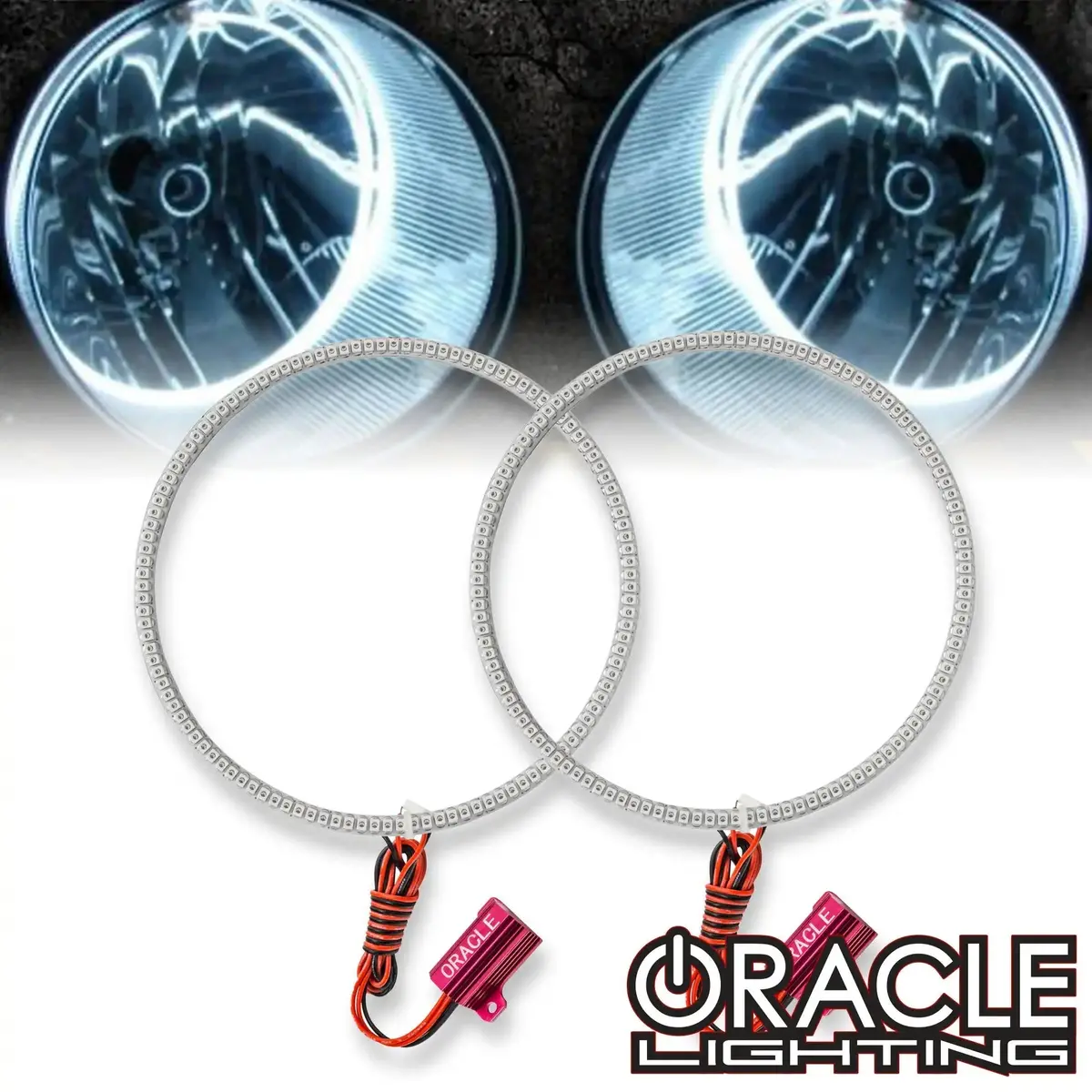 Oracle Lighting 2007-2017 Jeep Patriot Led Headlight Halo Kit 1