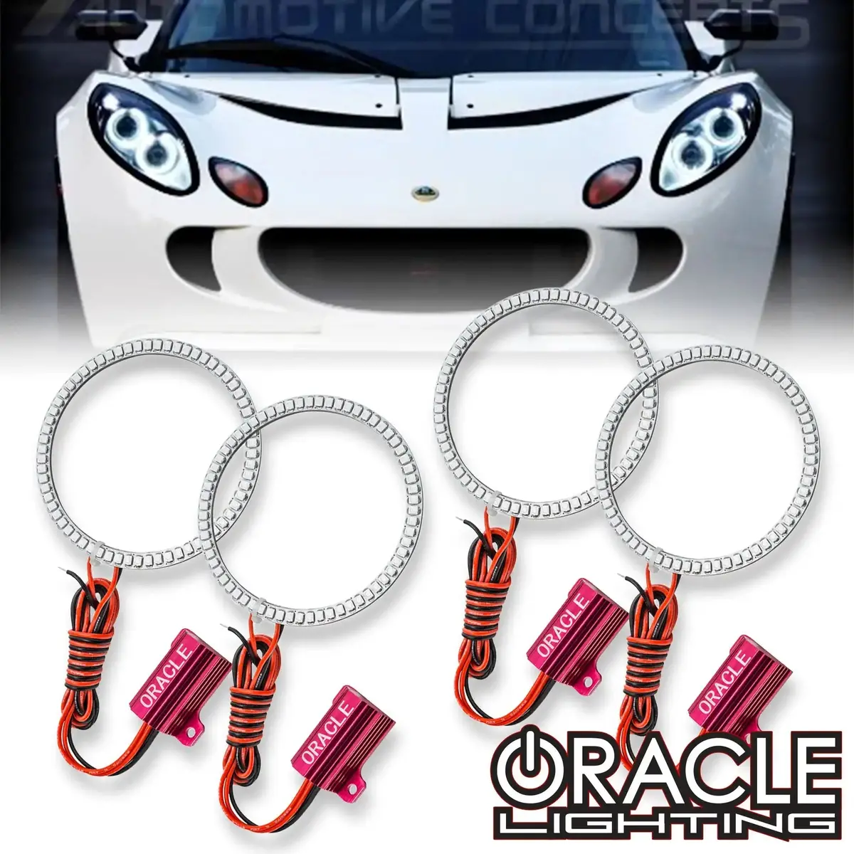 Oracle Lighting 2002-2008 Lotus Elise Led Headlight Halo Kit 1
