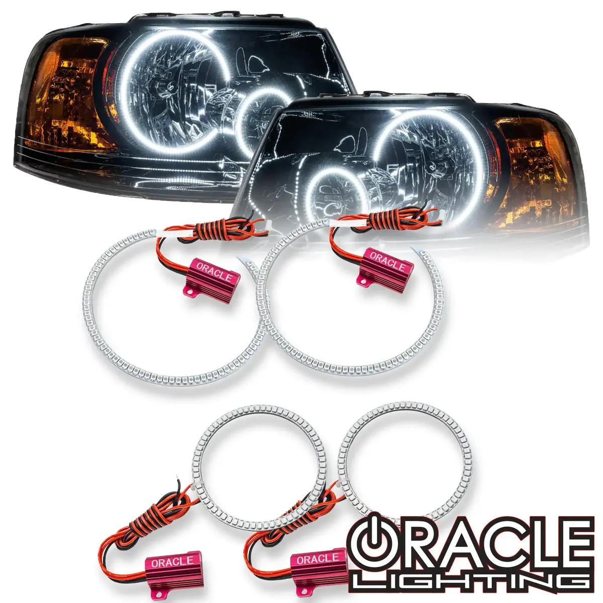 Oracle Lighting 2003-2006 Ford Expedition Led Headlight Halo Kit 1
