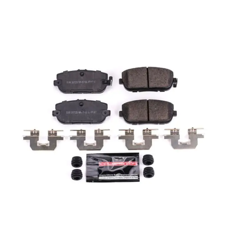 Power Stop 17-19 Fiat 124 Spider Rear Z23 Evolution Sport Brake Pads W/Hardware 1