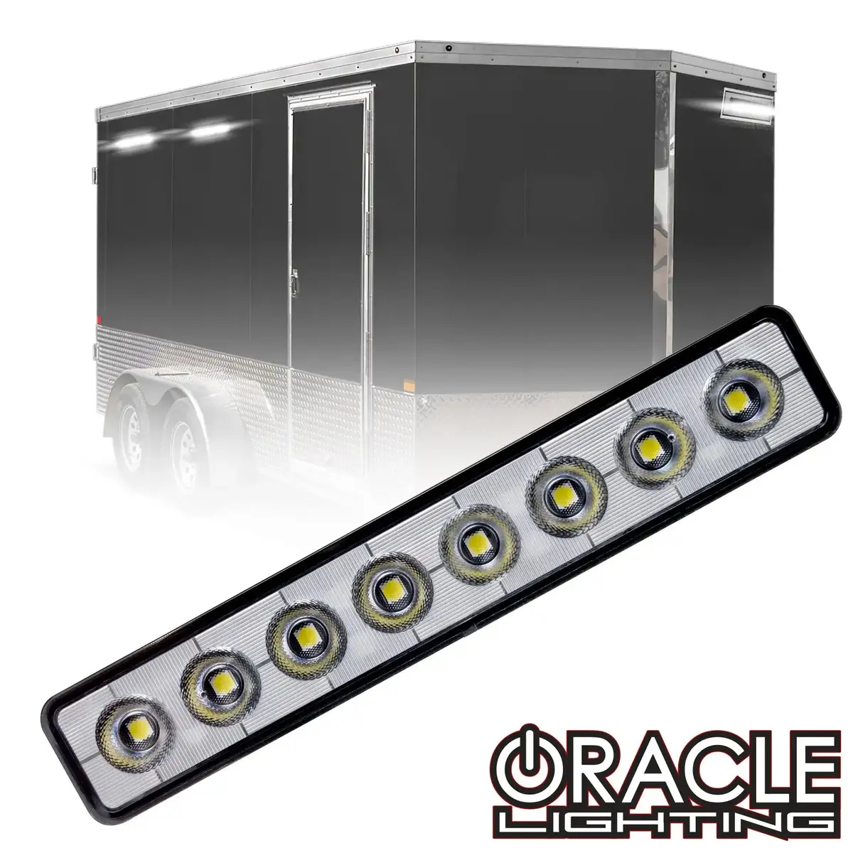 Oracle Lighting 9.5" 48W Angled Led Scene Light Flush Mount Bar 1