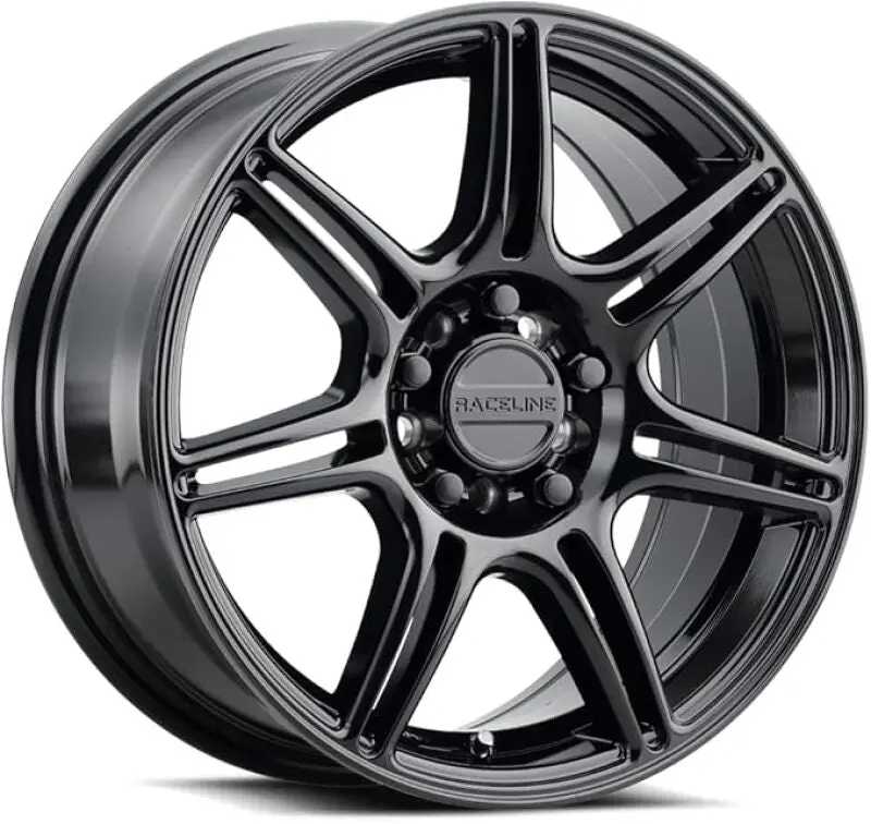 Raceline 148B Apex 18X8in / 5X100 / 5X114.3 Bp / 40Mm Offset / 72.62Mm Bore - Gloss Black 1