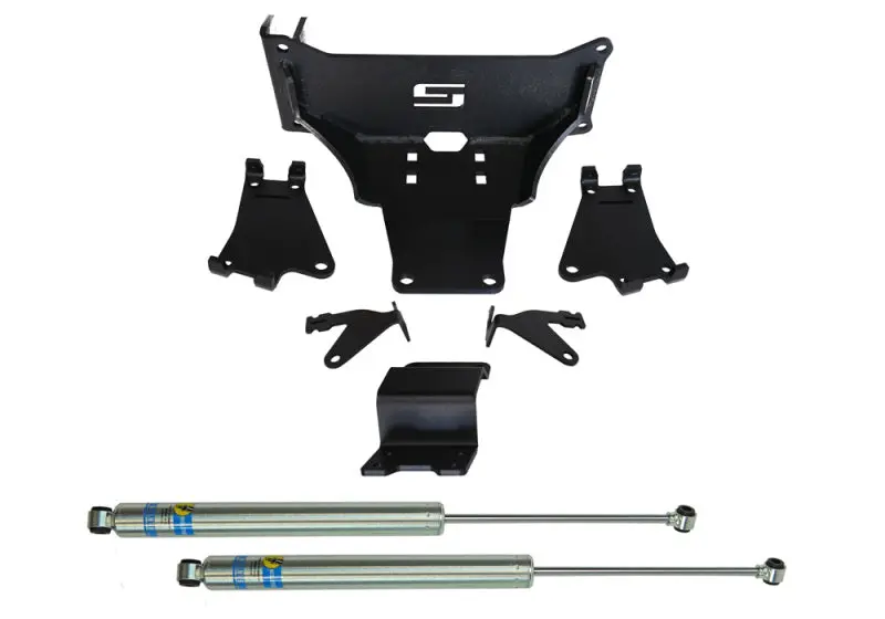 Superlift 05-23 F-250/350 4Wd Dual Steering Stabilizer Kit W/ Bilstein Shocks - No Lift Required 1