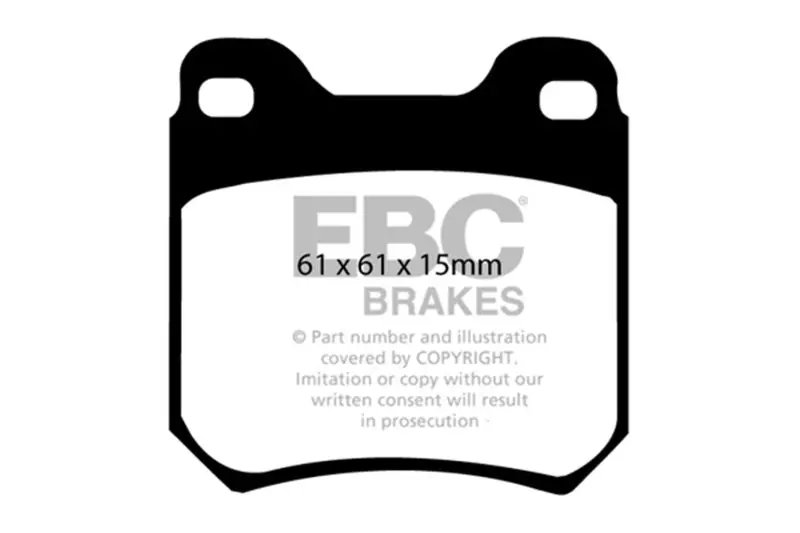 Ebc 97-01 Cadillac Catera 3.0 Ultimax2 Rear Brake Pads 1