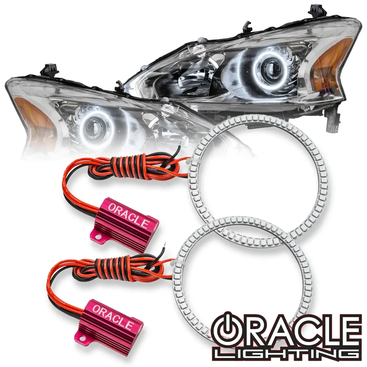 Oracle Lighting 2013-2015 Nissan Altima Sedan (5Th Gen) Led Headlight Halo Kit 1