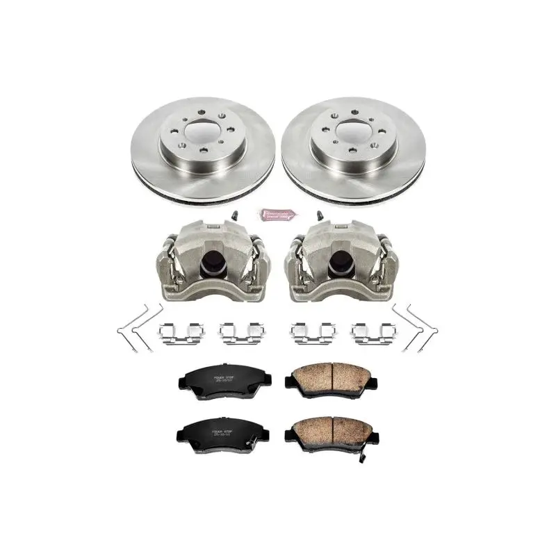 Power Stop 03-05 Honda Civic Front Autospecialty Brake Kit W/Calipers 1
