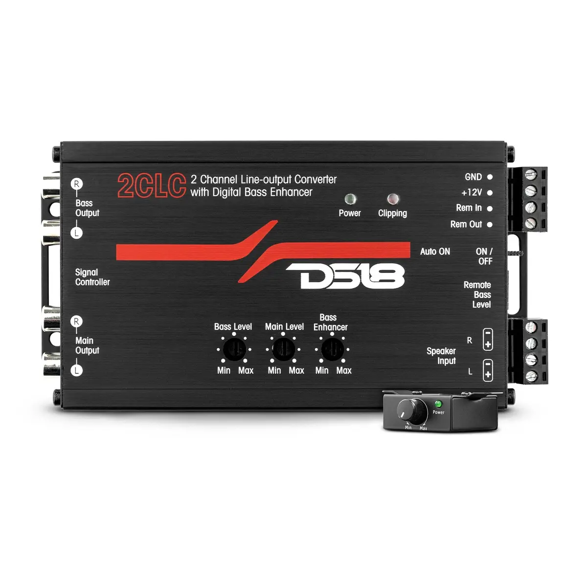 2-Channel Line Output Converter With Digital Bass Enhancer 1