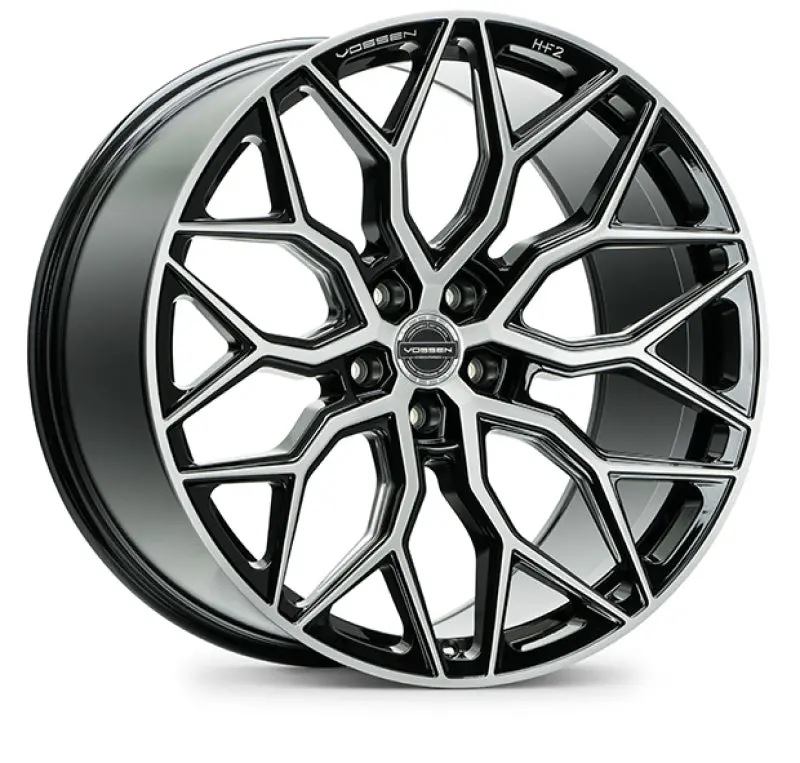 Vossen Hf-2 20X9 / 5X114.3 / Et32 / Flat Face / 73.1 - Brushed Gloss Black Wheel 1