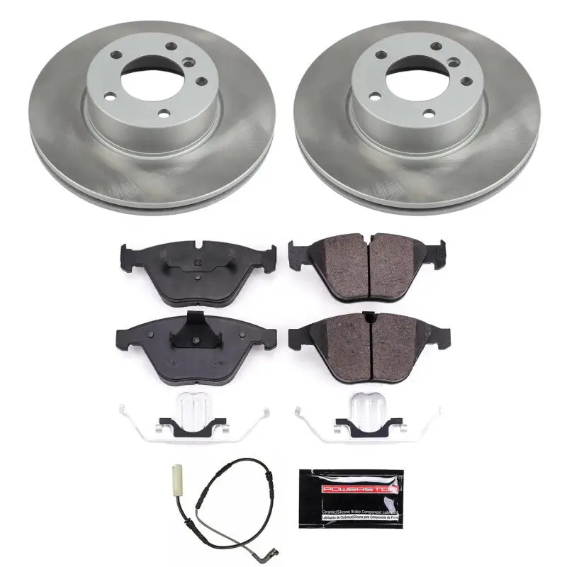 Power Stop 2008 Bmw 328Xi Front Semi-Coated Rotor Kit 1