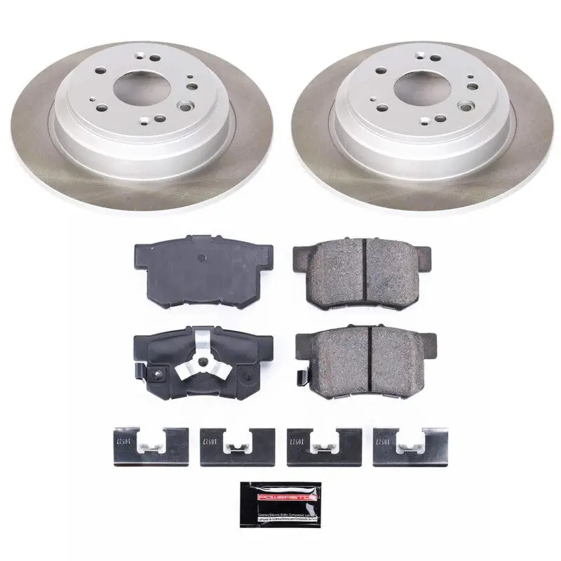 Power Stop 12-15 Honda Crosstour Rear Semi-Coated Rotor Kit 1