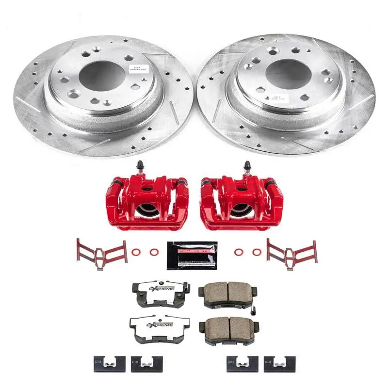 Power Stop 96-98 Acura Rl Rear Z26 Street Warrior Brake Kit W/Calipers 1