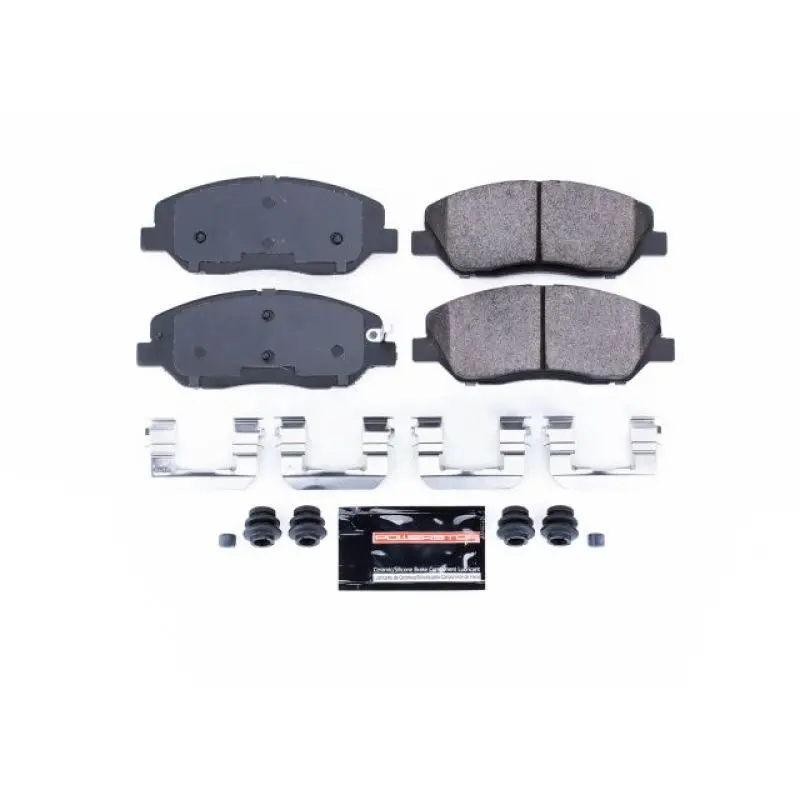 Power Stop 07-10 Hyundai Entourage Front Z23 Evolution Sport Brake Pads W/Hardware 1