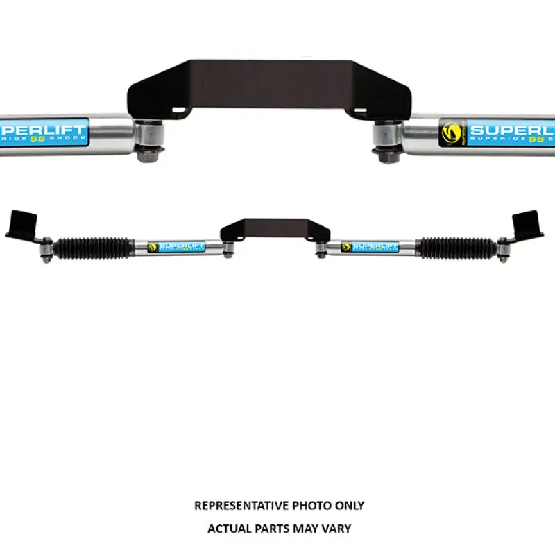 Superlift 09-13 Ram 2500/3500 4Wd Dual Steering Stabilizer Kit - Sr Ss By Bilstein (Gas) 1