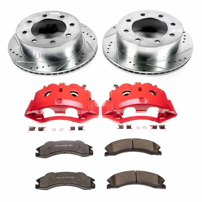 Power Stop 11-19 Chevrolet Silverado 3500 Hd Rear Z36 Truck & Tow Kit W/Cals 1