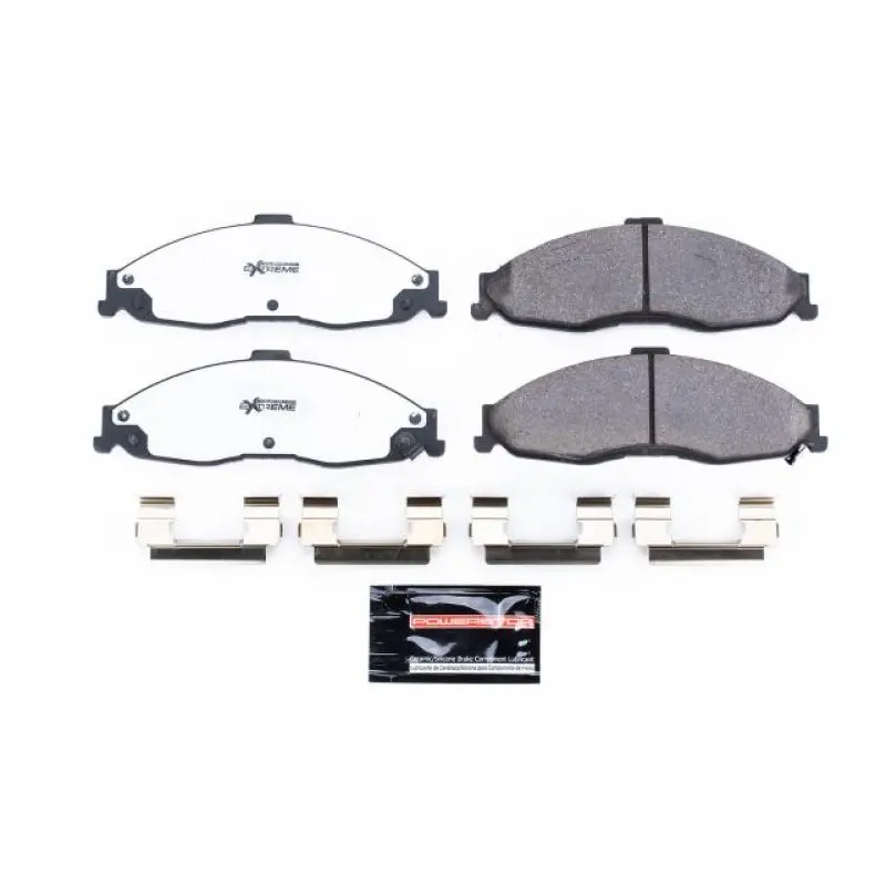 Power Stop 98-02 Chevrolet Camaro Front Z26 Extreme Street Brake Pads W/Hardware 1