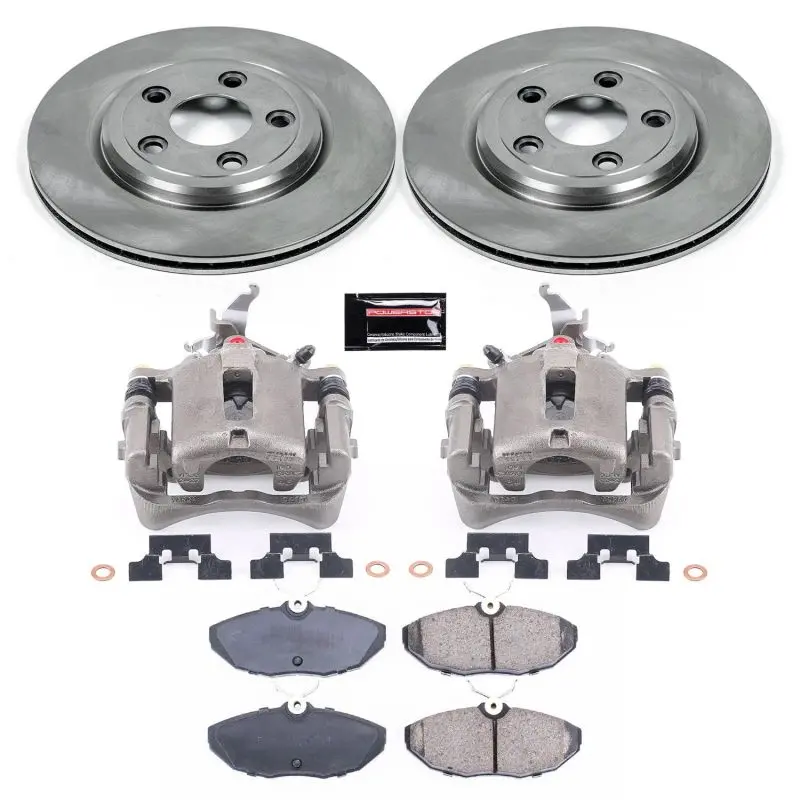 Power Stop 2005 Jaguar Vanden Plas Rear Autospecialty Brake Kit W/Calipers 1