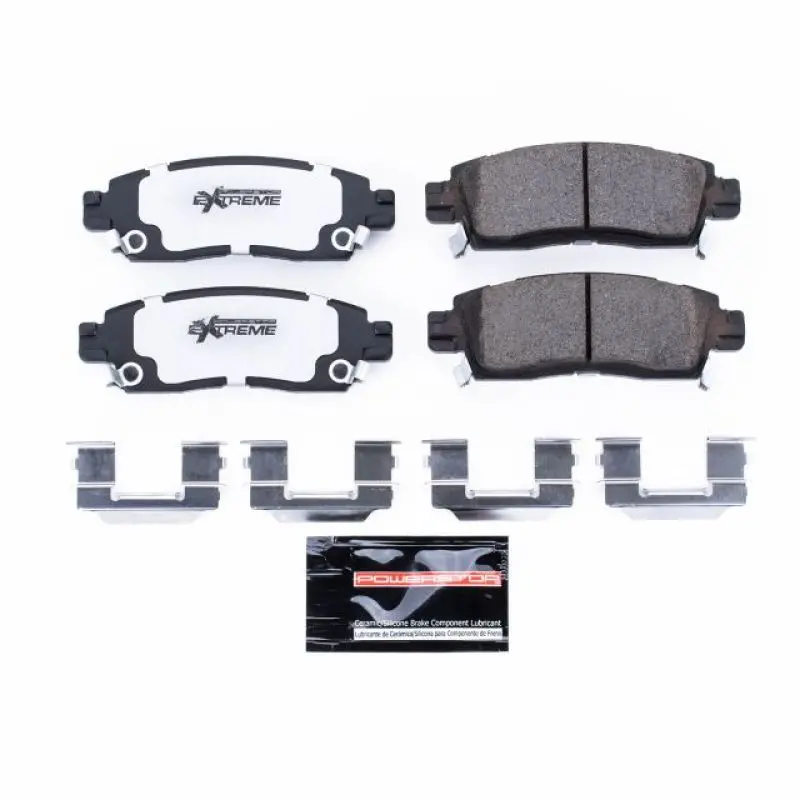 Power Stop 08-17 Buick Enclave Rear Z26 Extreme Street Brake Pads W/Hardware 1