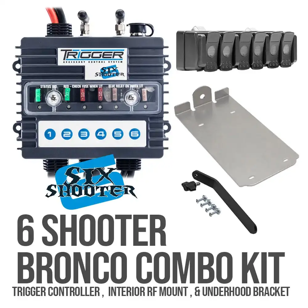 Trigger 6 Shooter Controller Ford Bronco 2021+ Combo Kit 1