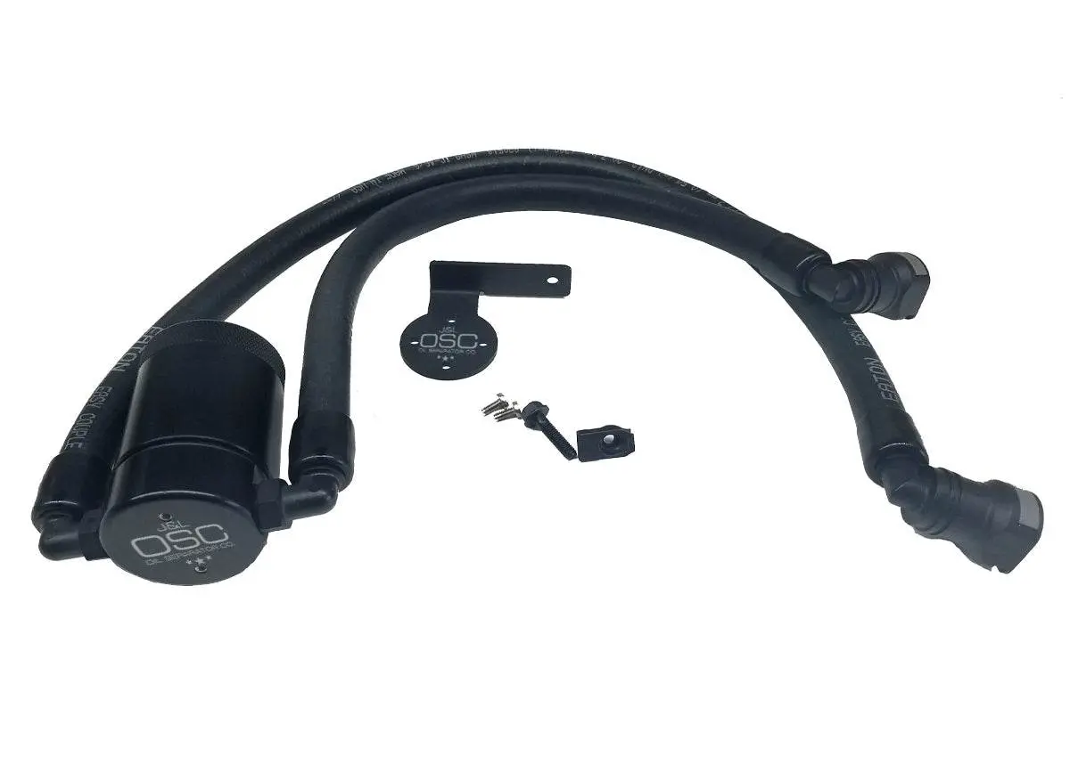 J&L Oil Separator 3.0 Driver Side, Black Anodized 1