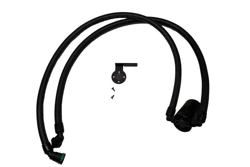 J&L Oil Separator 3.0 Passenger Side, Black Anodized 1