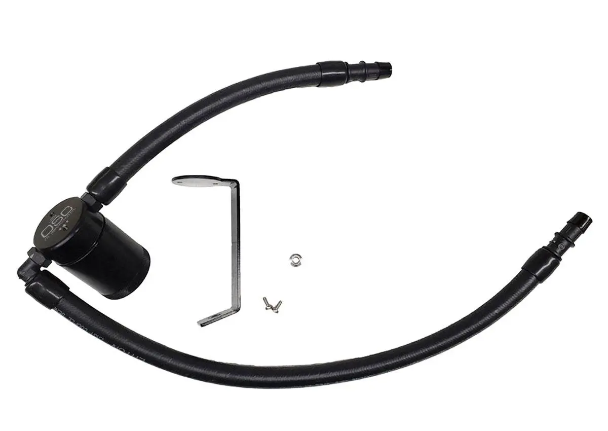 J&L Oil Separator 3.0 Passenger Side, Black Anodized 1