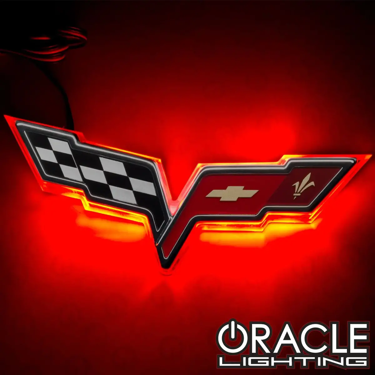Oracle Lighting 2005-2013 Chevrolet C6 Corvette Illuminated Emblem 1